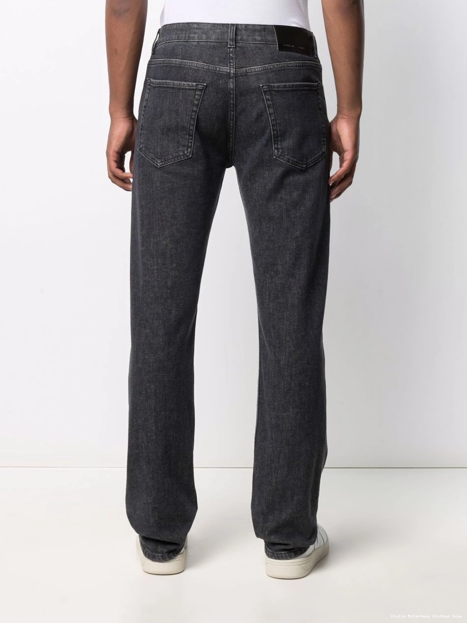 Cheap jeans Stella Women logo-print McCartney straight-leg 0822